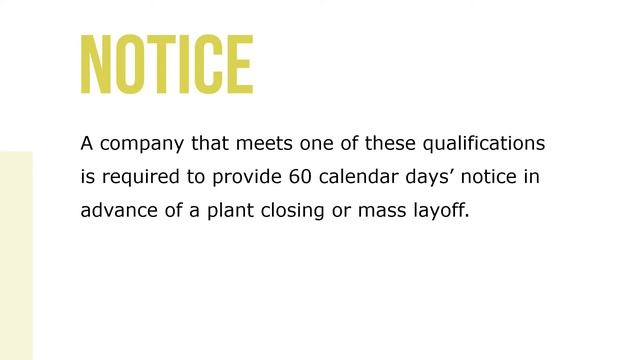 Worker Adjustment and Retraining Notification WARN Act смотреть онлайн