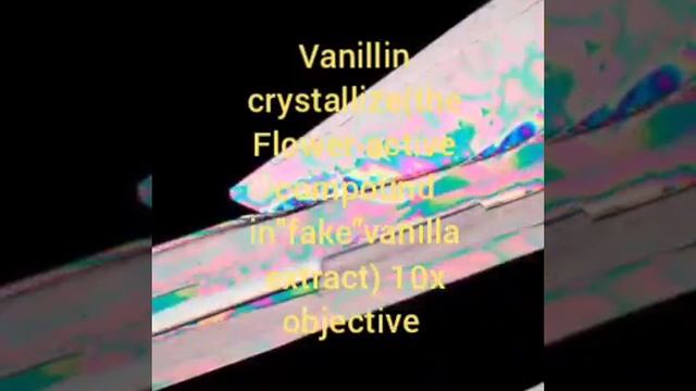 Vanillin Crystallize(the Flower - active compound in) смотреть онлайн