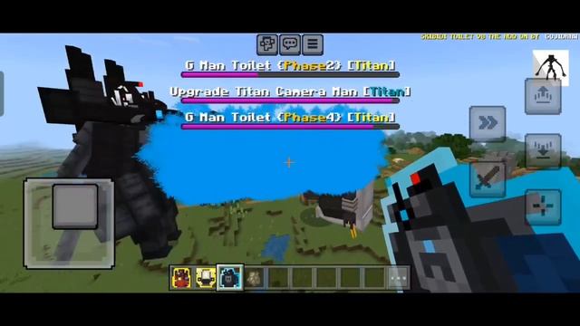 Skibidi Toilet UPGRADE Titan Speakerman & Titan Cameraman UPDATE Mod in Minecraft Pocket Edition смотреть онлайн
