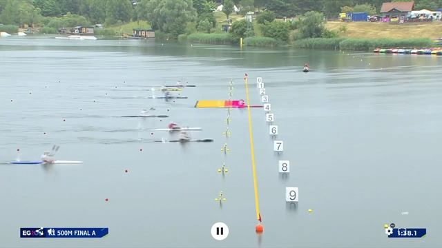 K1 Men 500m Final A EU-GAMES krakow 2023 | Adam Varga CHAMPION | WAYKVlogs смотреть онлайн