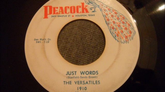 Versatiles - Just Words - Smooth Mid Tempo Doo Wop / Soul Crossover смотреть онлайн