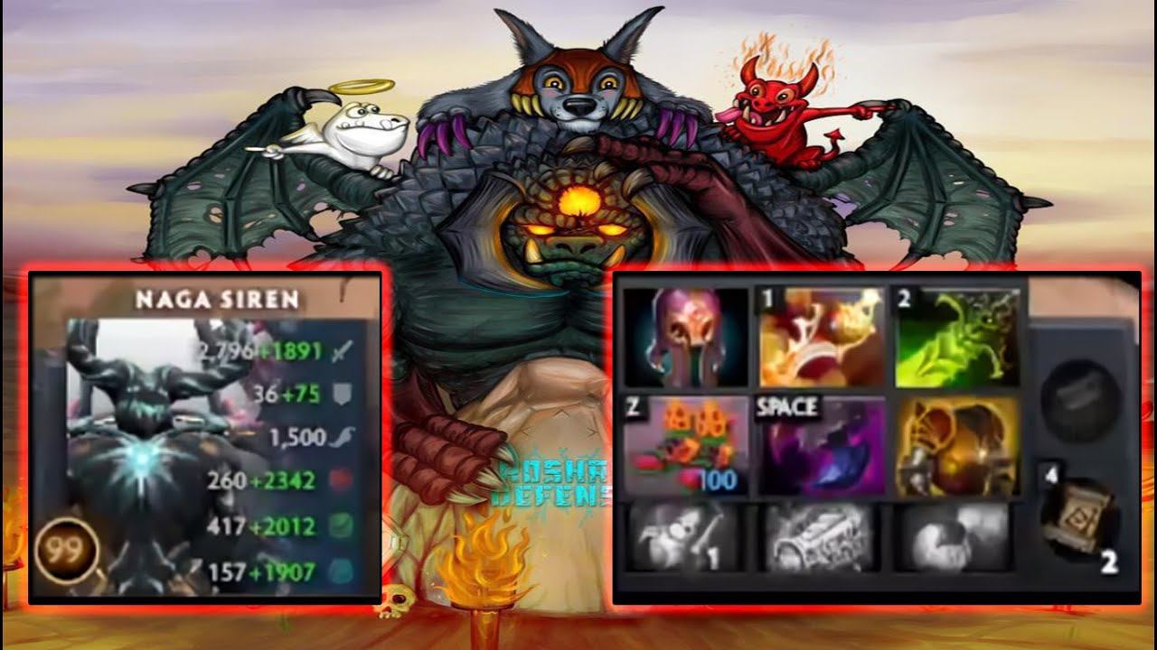 Naga Siren - Solo Roshan Defense Beta Turbo (Herald) смотреть онлайн