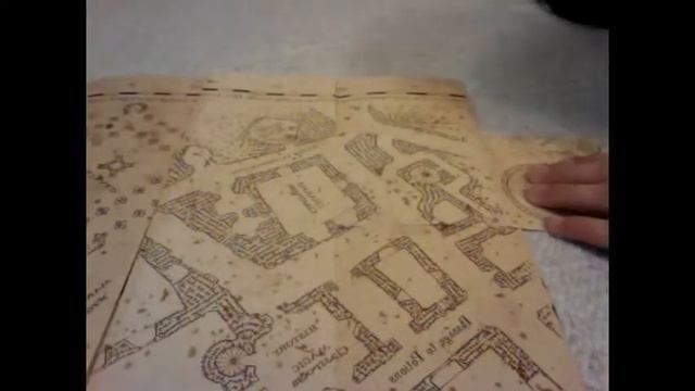 Harry Potter Noble Collection replica review: Marauders Map смотреть онлайн