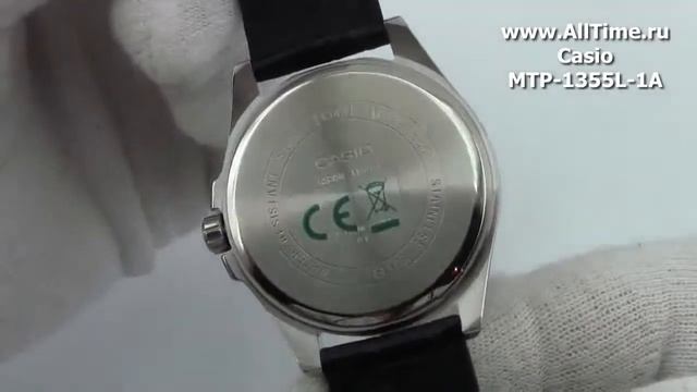Мужские японские наручные часы Casio MTP-1355L-1A смотреть онлайн