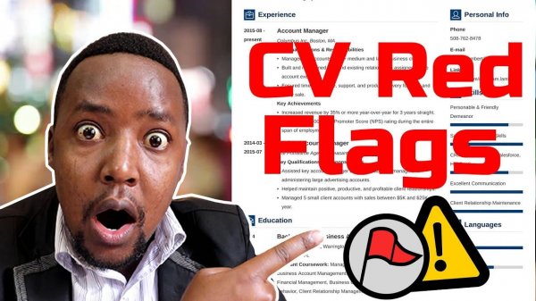 How to Write a CV for Job application - CV Red Flags - CV Writing Tips