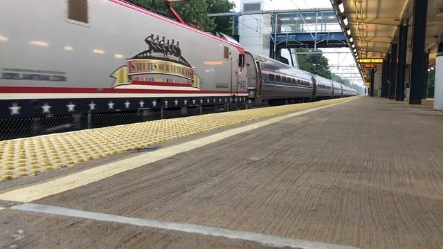 AMTK 46 Leads An OCS Extra, AMTK 642 On Point, And More! Railfanning @ Route 128 7/20/2021 смотреть онлайн