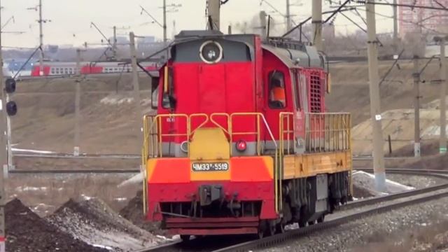 Тепловоз ЧМЭ3Т-5519 смотреть онлайн