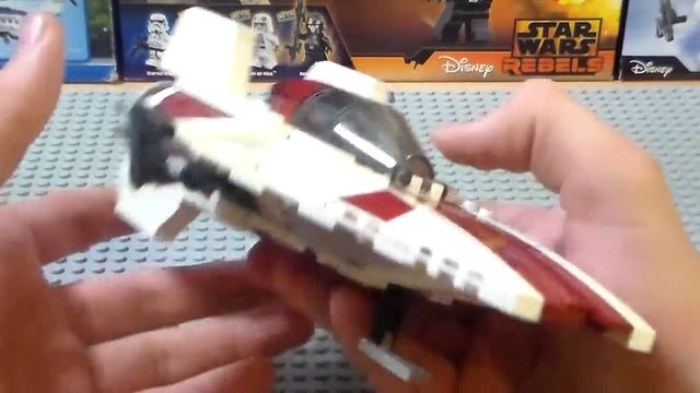 Lego Star Wars 75003 A Wing Review смотреть онлайн