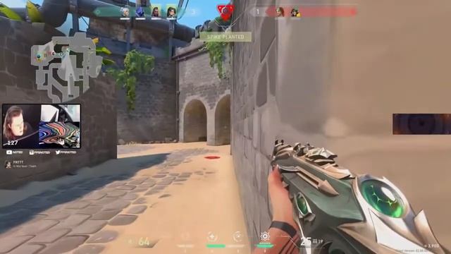 Playing The NEW Map BREEZE Vandal Forsaken Valorant смотреть онлайн