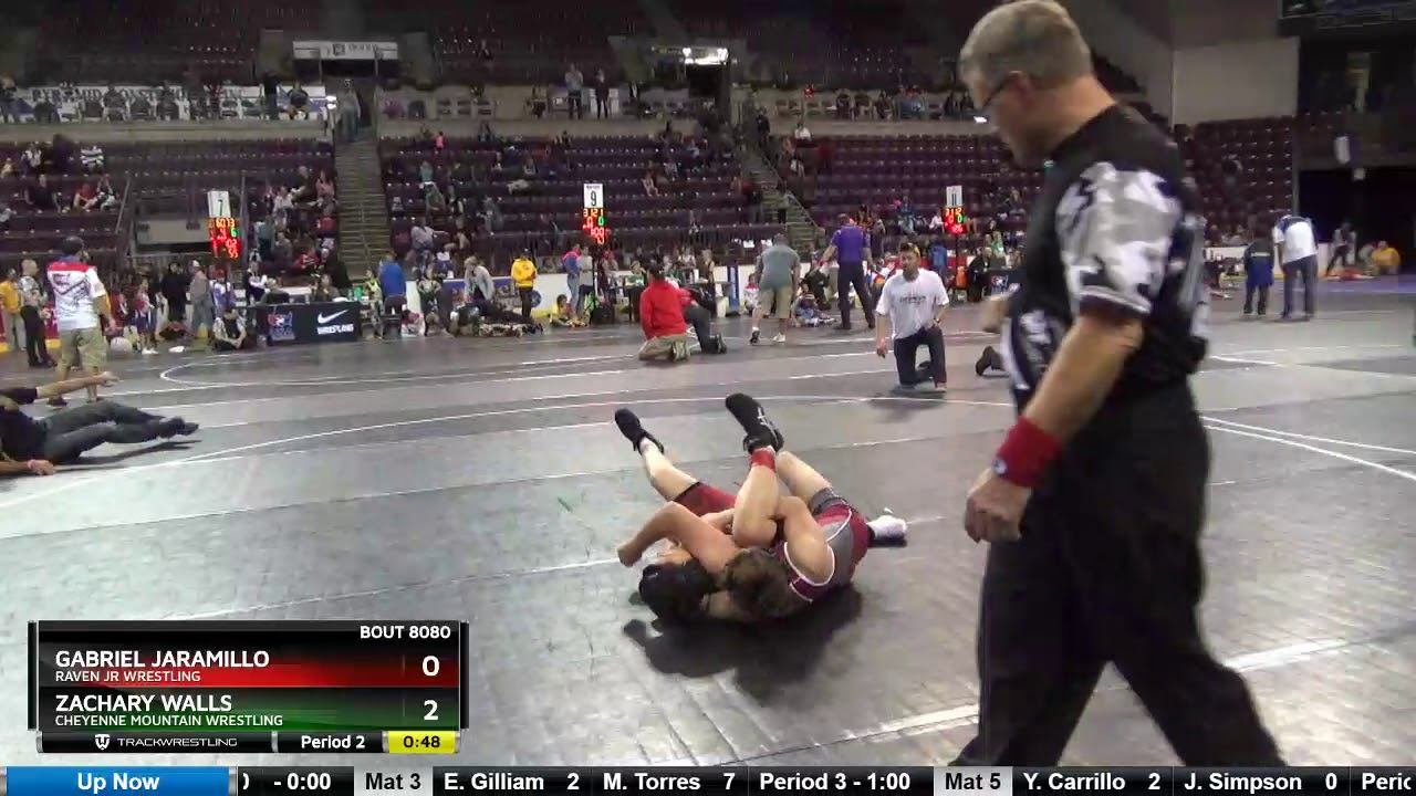 Ms Tb 128-130 Gabriel Jaramillo Raven Jr Wrestling Vs Zachary Walls Cheyenne Mountain Wrestling смотреть онлайн