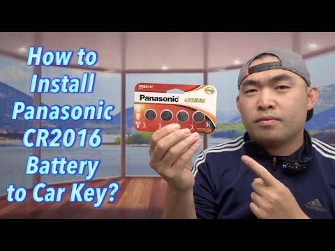 How to Install Panasonic CR2016 Battery to Car Key? смотреть онлайн