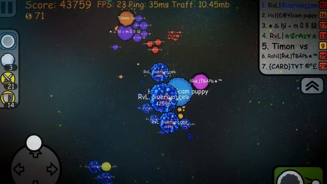 Easy capture server - Bacteria World:Agar// SOLO PLAY смотреть онлайн