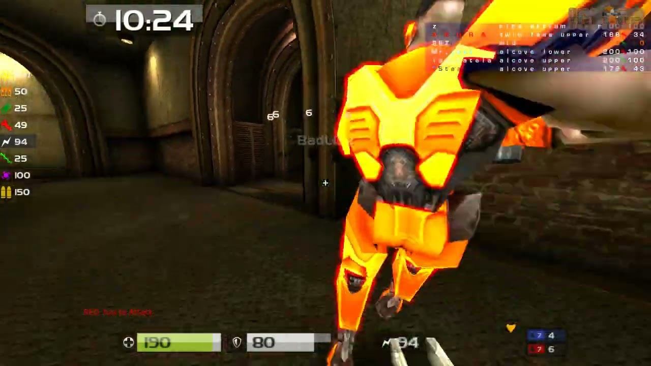 Quake Live: 7v7 Aimbot POV on Corrosion смотреть онлайн