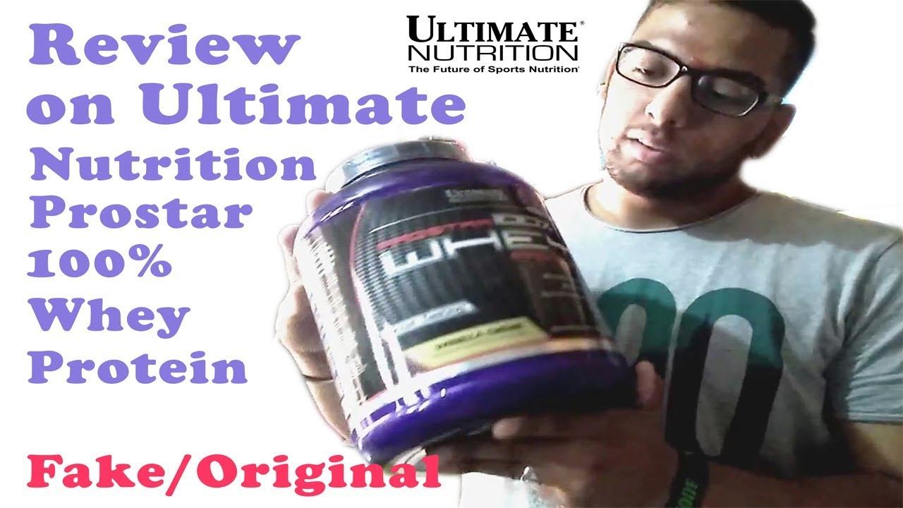 Ultimate Nutrition Prostar 100% Whey Protein Review