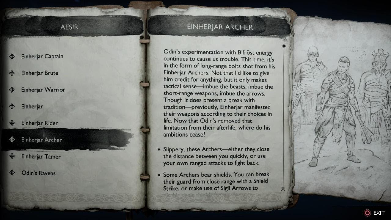 God of War Ragnarök - Bestiary смотреть онлайн