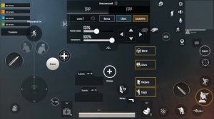 Как поставить наклоны в PUBG MOBILE ?