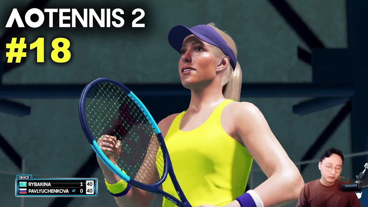 Rybakina vs Pavlyuchenkova | AO TENNIS 2 Simulation Gameplay #18 w/Commentary смотреть онлайн