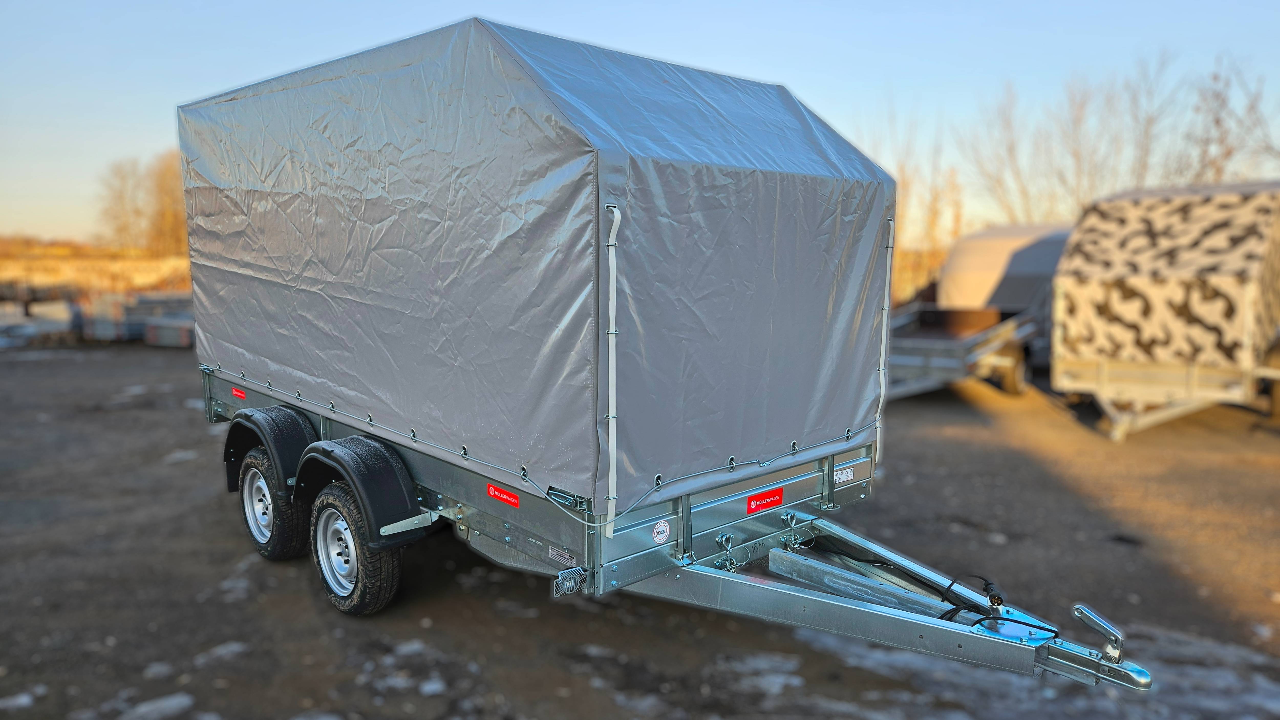 Двухосный прицеп Müllerwagen MW1535-03PRO2ОС в ИЖприцеп.РФ тел. (3412) 770-446 смотреть онлайн