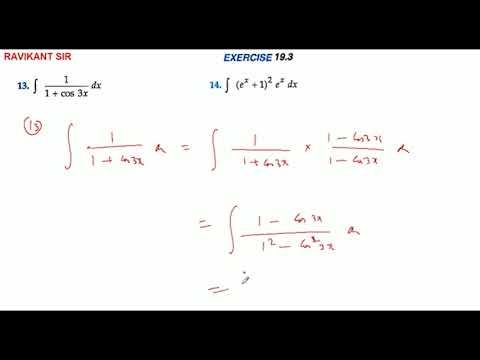 integration of 1/(1 + cos 3x) dx смотреть онлайн
