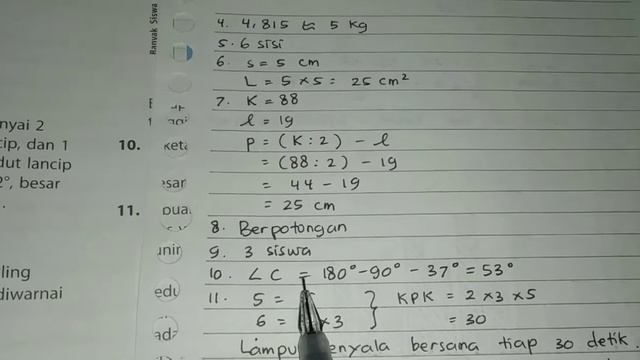 PEMBAHASAN KUNCI JAWABAN MATEMATIKA KELAS 4 LATIHAN ULANGAN AKHIR TAHUN BAGIAN B HAL. 155-156 GAP смотреть онлайн