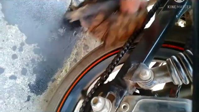 Pulsar 150 chains case cleaning video. смотреть онлайн