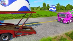 Мультик про большие грузовые машинки которые попадают в аварии с поездом | ВСЁ ДЕТЯМ