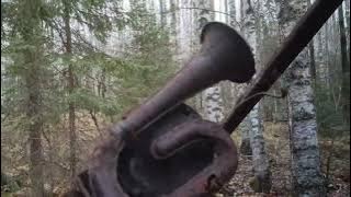 Металлокоп на старой УЖД. Разведка новых усов и опять поломка ((( смотреть онлайн