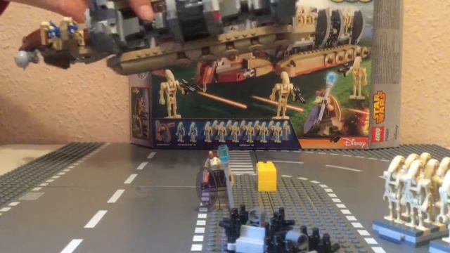 revue du lego Star Wars le transporteur droide set no 75086 смотреть онлайн