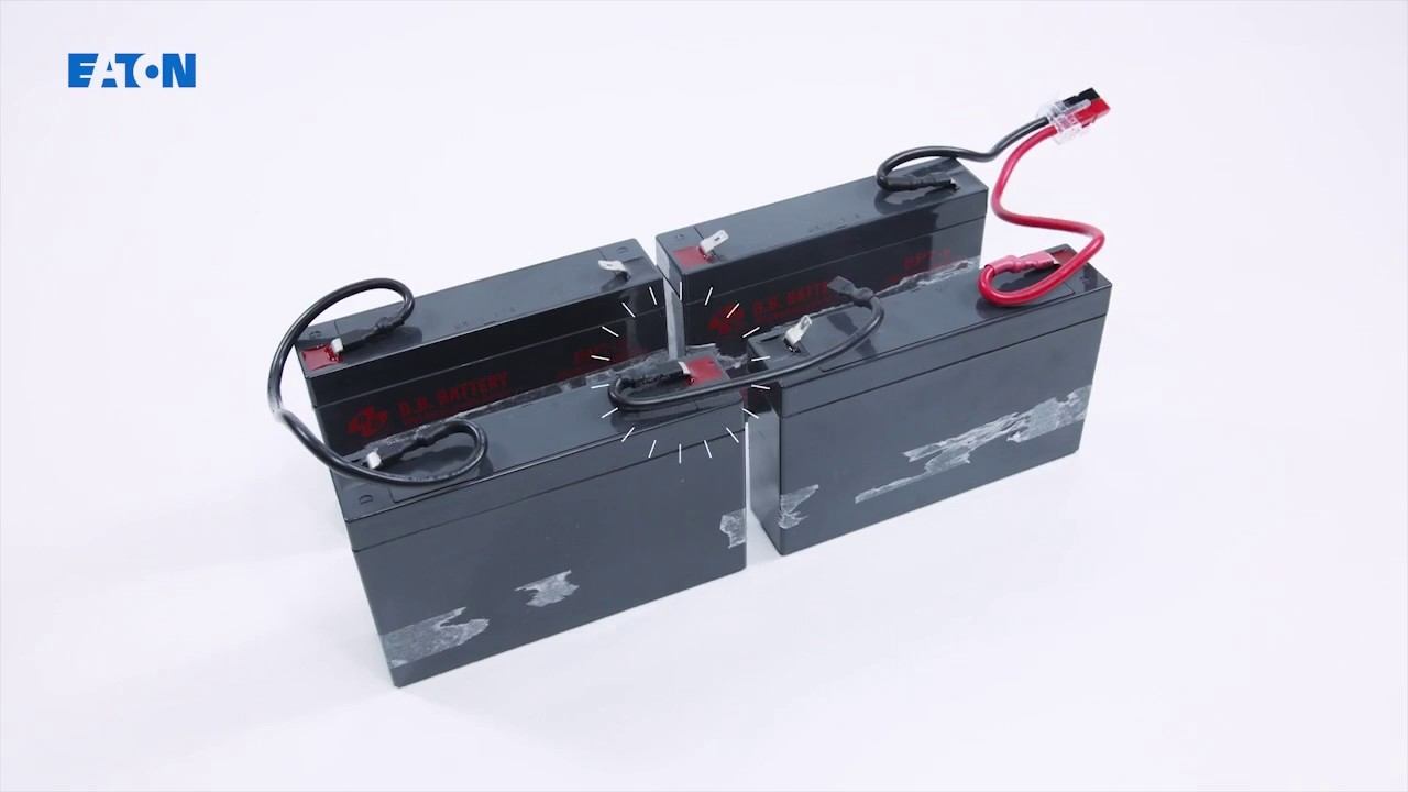 Eaton 5P 850 rack - Replacing the batteries смотреть онлайн