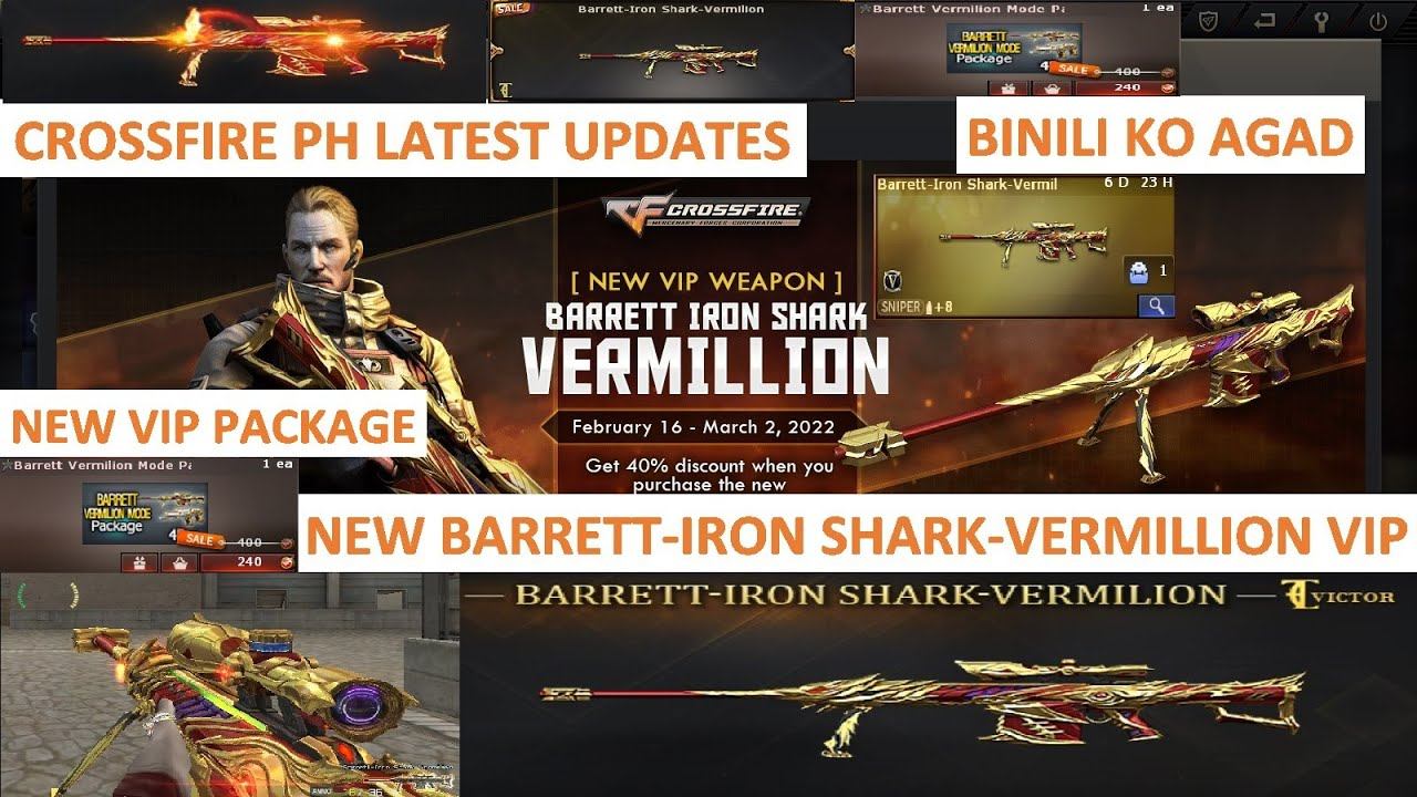 CROSSFIRE PH LATEST UPDATES NEW BARRETT-IRON SHARK-VERMILLION VIP смотреть онлайн