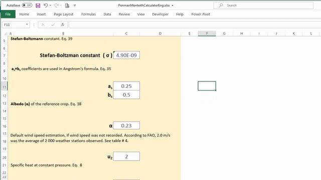 Excel spreadsheet to calculate Evapotranspiration (ETo) based on FAO56 with missing climate data смотреть онлайн