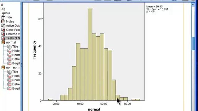 Testing Distributions for Normality - SPSS (part 2) смотреть онлайн