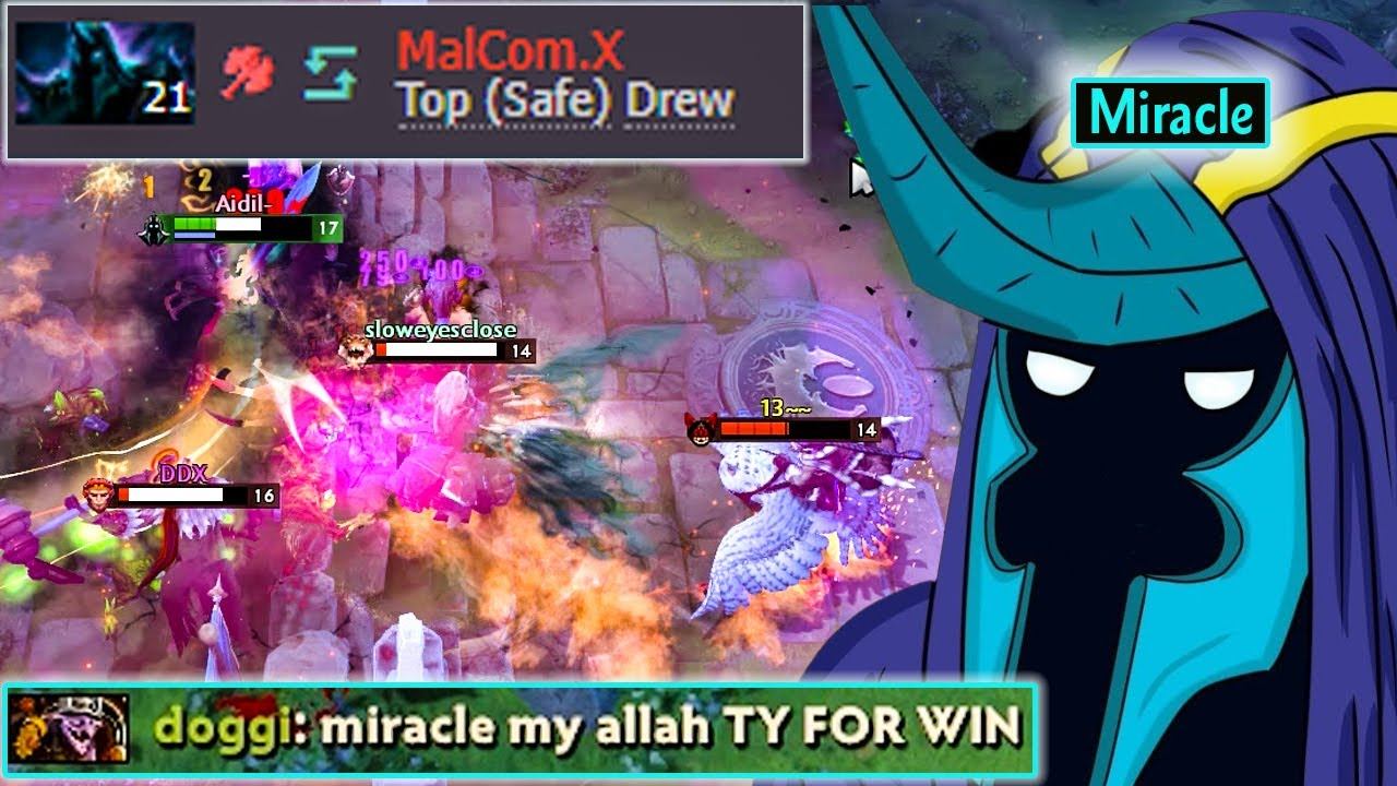 How MIRACLE really Plays ABADDON in 7.35b Patch ! смотреть онлайн