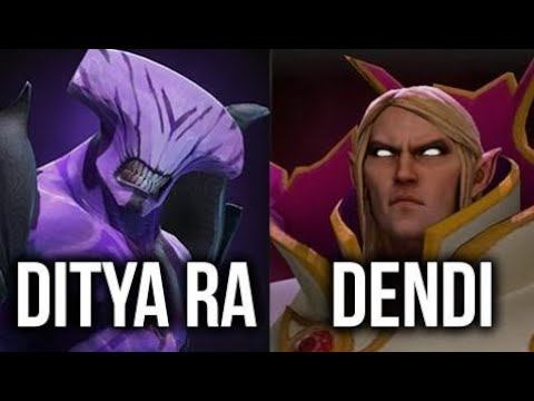 WTF BUILD DOTA2 Ditya Ra Carry Void vs Dendi Invoker MMR Gameplay - Dota 2 смотреть онлайн