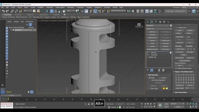 Hard Surface Modeling In 3ds Max 2024 #3dsmax #hardsurface #3dsmax2024 смотреть онлайн