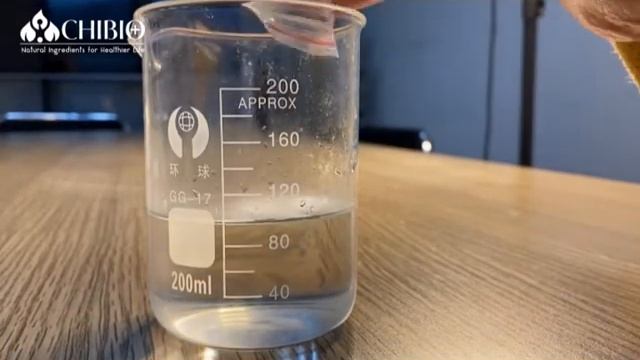 1g water soluble Mushroom carboxymethyl chitosan in 100ml water CHIBIO смотреть онлайн