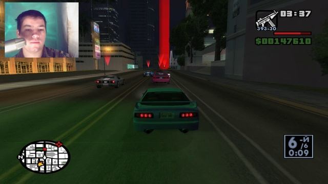 Grand Theft Auto:San Andreas №21 Прошли гонки и снова ищем машины смотреть онлайн