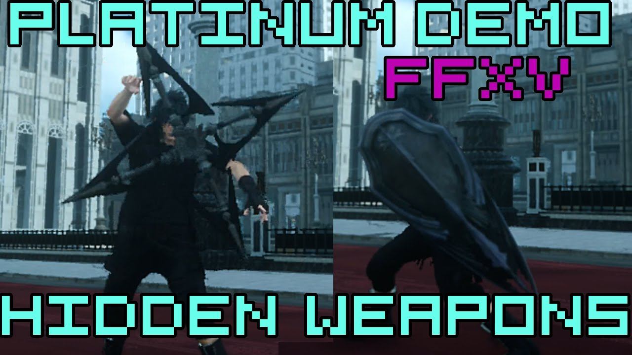 PLATINUM DEMO SECRET WEAPONS: Cross Shuriken & Hero's Shield (Final Fantasy XV) смотреть онлайн