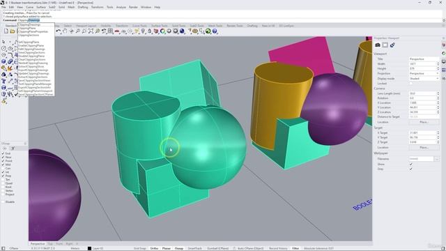 38 - Boolean operation tools Boolean2ObjectsDifferenceUnionintersectionSplit смотреть онлайн
