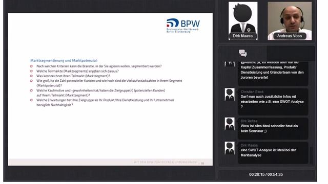 BPW2015 Webinar Zwei Wege zum Ziel смотреть онлайн