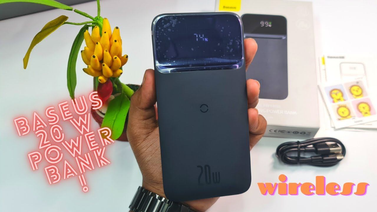 BASEUS Magnetic Wireless Quick Charging Power Bank 10000mAh 20W PPMT-03 #getsmart смотреть онлайн