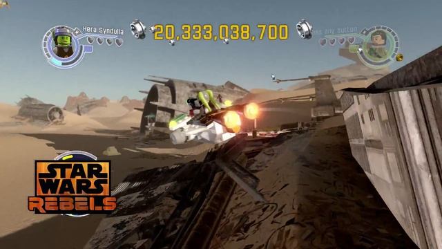 LEGO Star Wars The Force Awakens Hera Syndulla Free Roam Gameplay смотреть онлайн