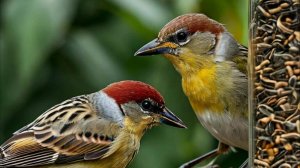 Птицы на кормушке (09.01.2024 г.)