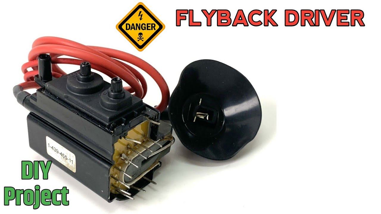 flyback transformer high voltage generate projects || flyback driver project смотреть онлайн