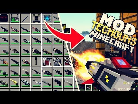 Tech Gun mod 1.12.2 (PojavLauncher) смотреть онлайн