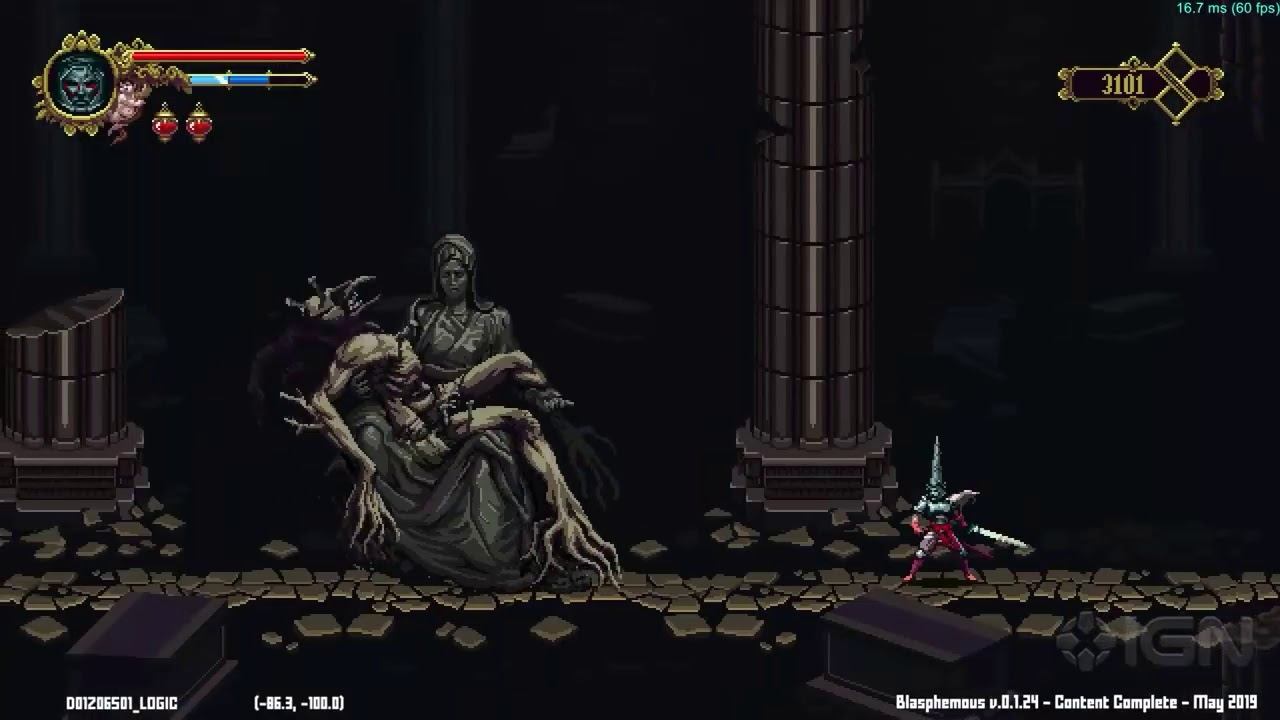 Blasphemous - "Ten Piedad" EPIC BOSS FIGHT! смотреть онлайн