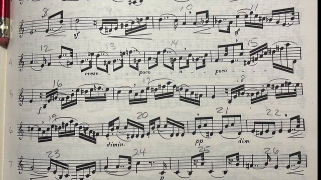 FRENCH HORN Gallay Page 89 No 70 Piano only SLOW смотреть онлайн