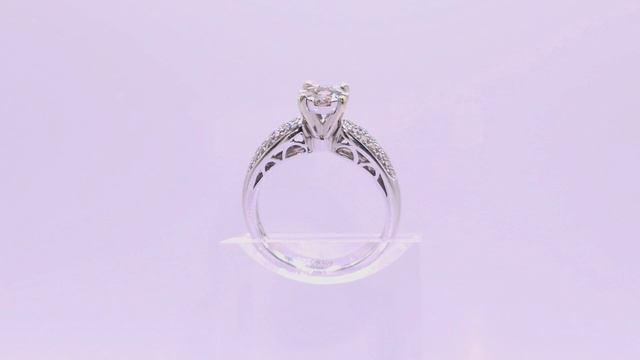 Золотое кольцо с бриллиантами 585° смотреть онлайн