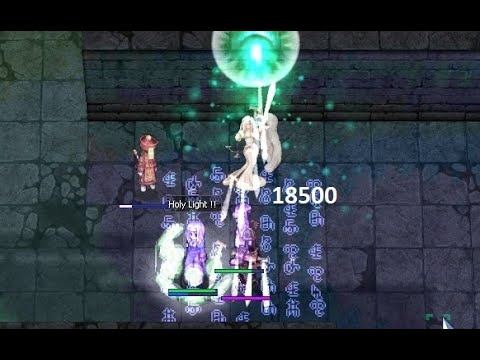 Ragnarok Online: Priest Holy Light vs Raydrics and AKs! смотреть онлайн