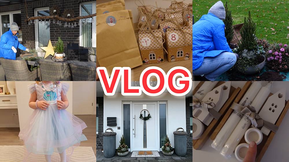 VLOG🇩🇪: ✨ДЕКОР ДЛЯ УЛИЦЫ🎄/ ПРИГОТОВИЛИ КАЛЕНДАРЬ ДЛЯ ЮЛИ/ НАРЯДЫ ДЛЯ ЛИЗЫ👗✨ смотреть онлайн